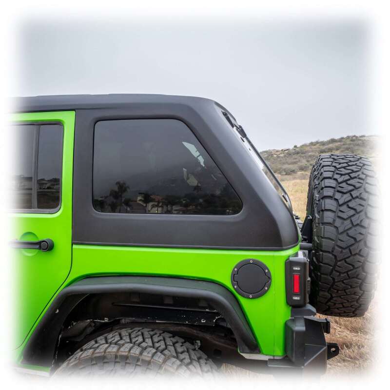 Jeep Wrangler JK Hardtop - TURN Offroad - Fastback 1 Piece - Primer White - `07-`18
